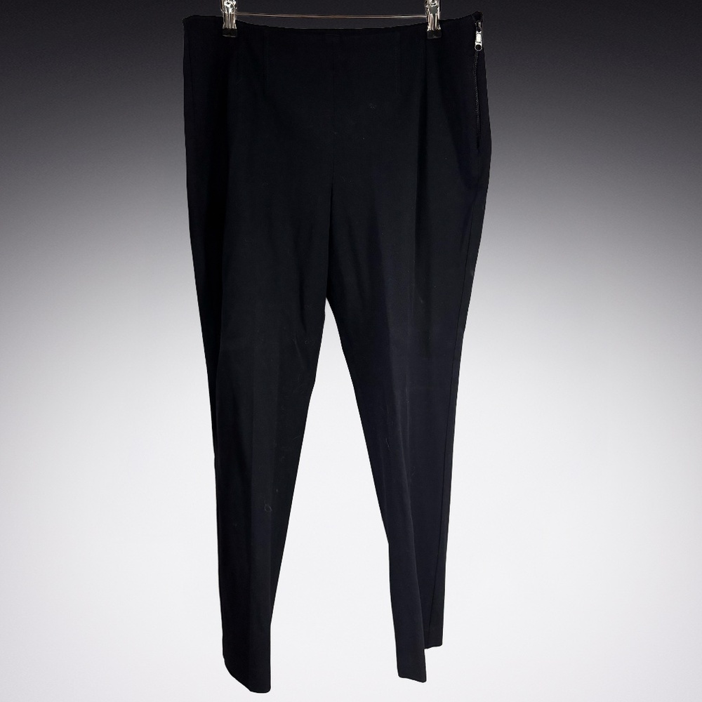 Talbots Navy Blue Curvy Straight Leg Pants